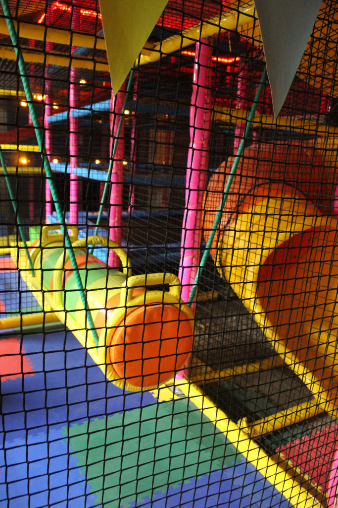 Slide and a swing